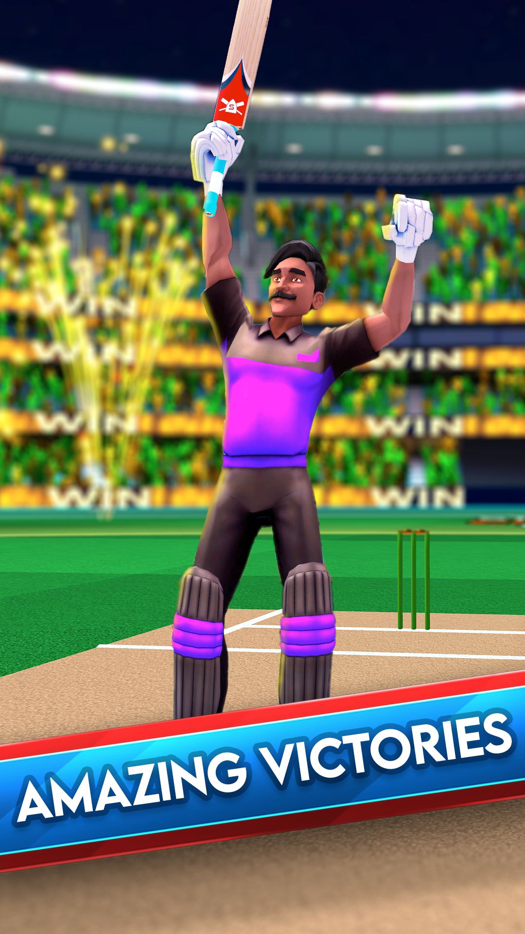 Скачайте и играйте в Stick Cricket Clash на ПК или Mac с (Эмулятор)