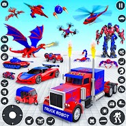 Main game robot game mobil truk on PC