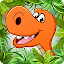 Kids puzzle for preschool education - Dinosaur