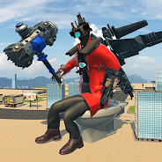 Graj Toilet Rope Monster Game 3D na PC