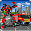 Fire Truck Real Robot Transformation: Robot Wars