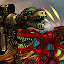 Dino Robot Battle Arena : Dinosaur game