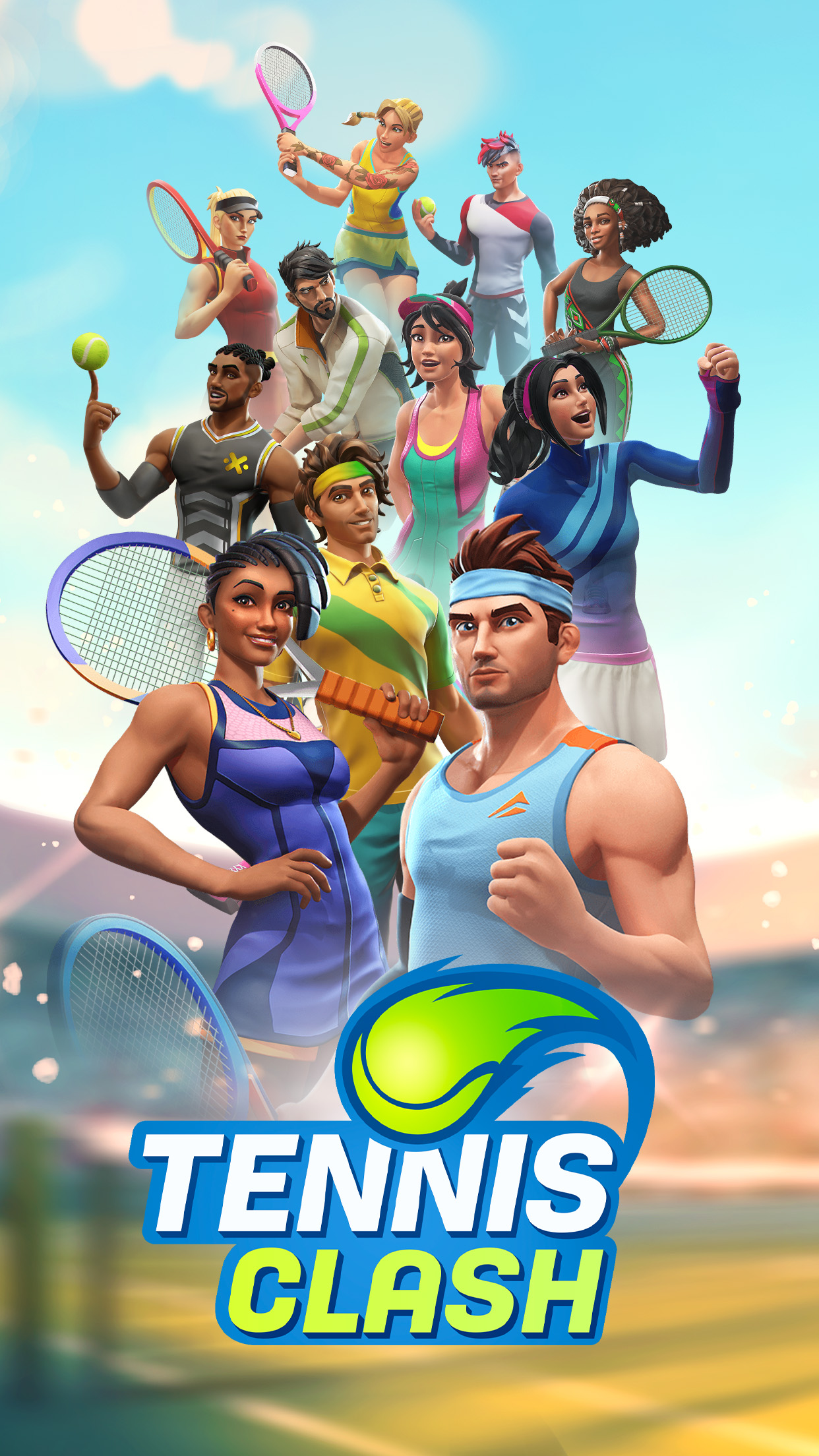 Скачайте и играйте в Tennis Clash: онлайн-игра на ПК или Mac (Эмулятор)