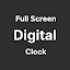 Full Screen Digital Clock