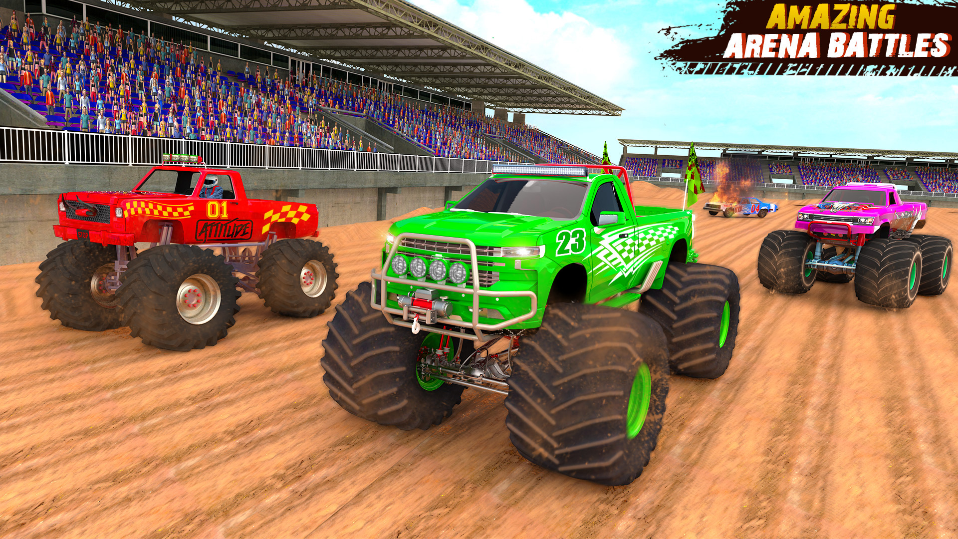 Download & Play Monster Truck Demolition Derby on PC & Mac (Emulator)