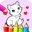 colorir gatinho e cachorro