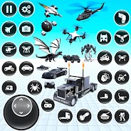 Jogue jogo de caminhão caminhão robô para PC