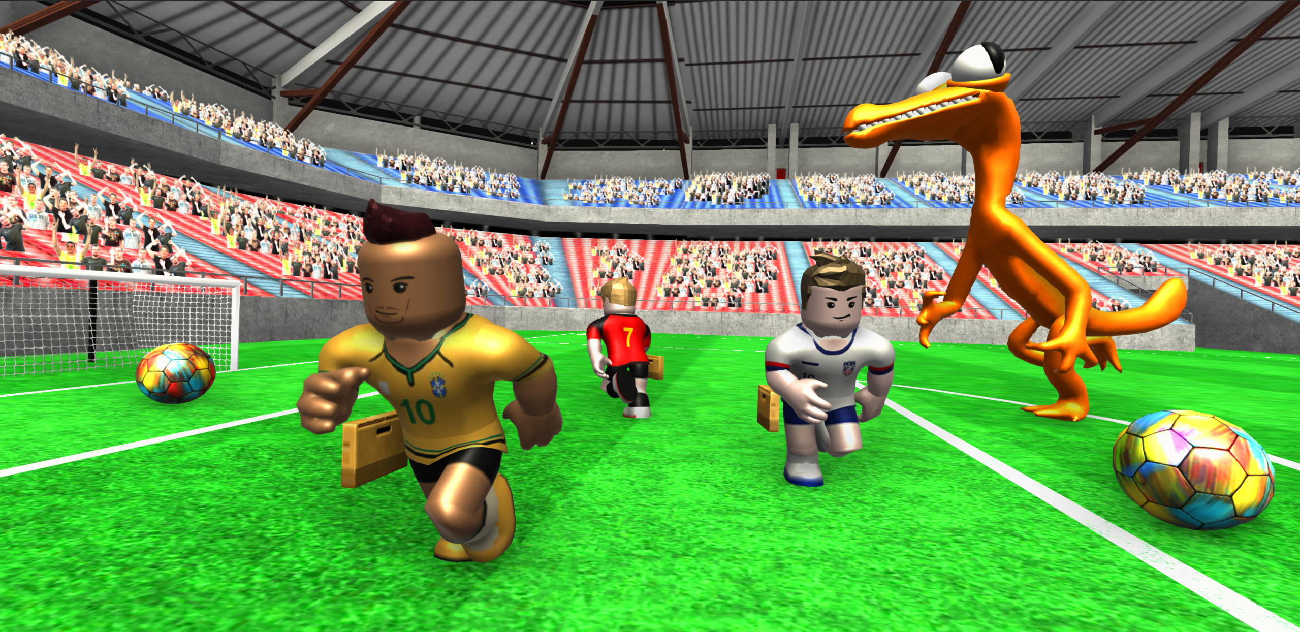 Baixar & Jogar Rainbow Football Friends 3D no PC & Mac (Emulador)