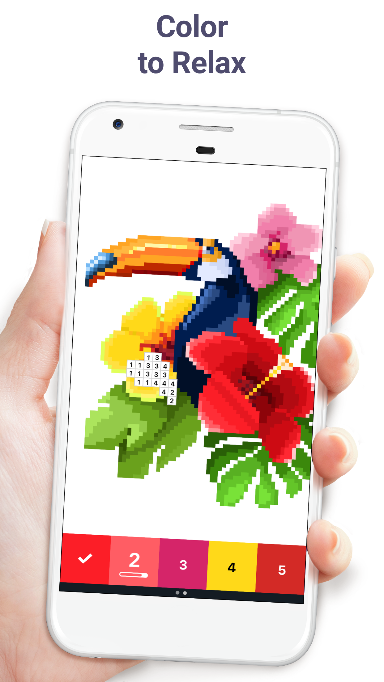 Play Pixel Art color by number Online for Free on PC & Mobile now.gg