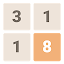 19 numbers. Math puzzle