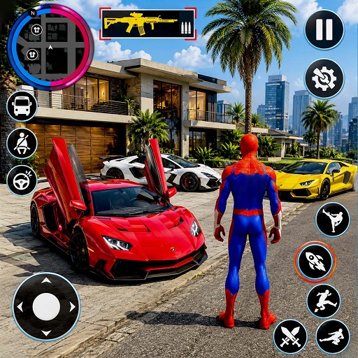 Spider Rope Hero: Action Games