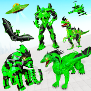 Flying Dragon Transport Truck Transform Robot Game İndirin ve PC'de