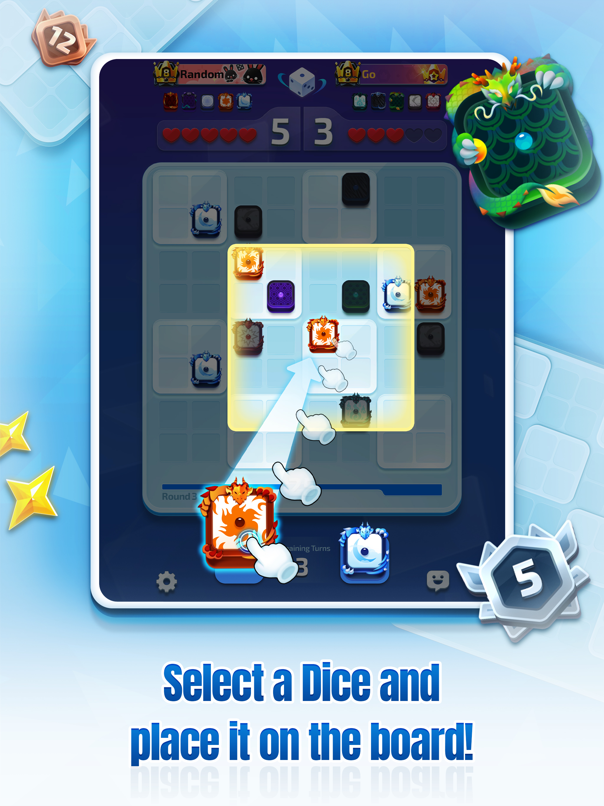 Скачайте и играйте в Random Dice: GO на ПК или Mac (Эмулятор)