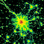 Light pollution map