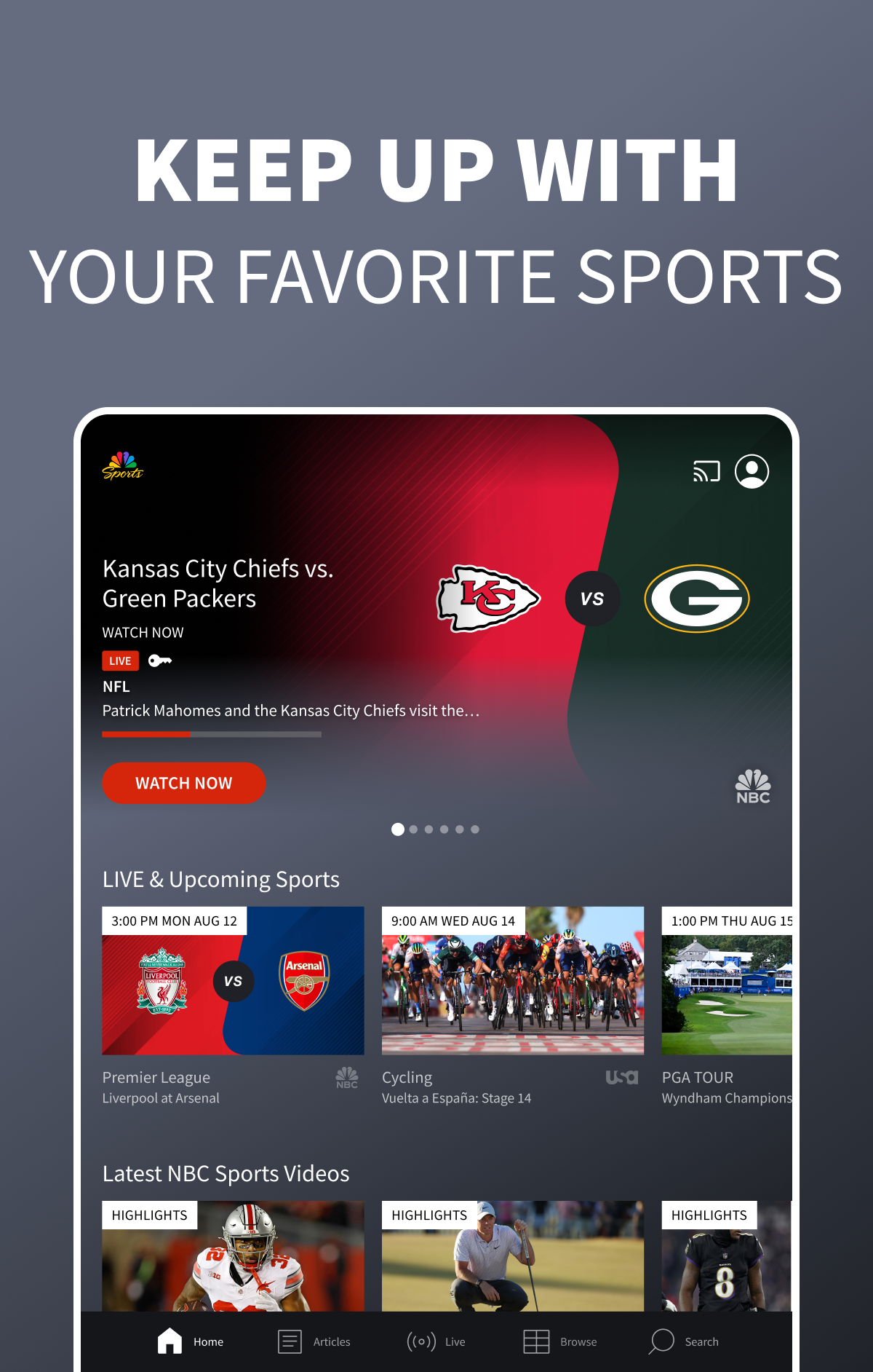 Nbc sports app on xbox one hotsell