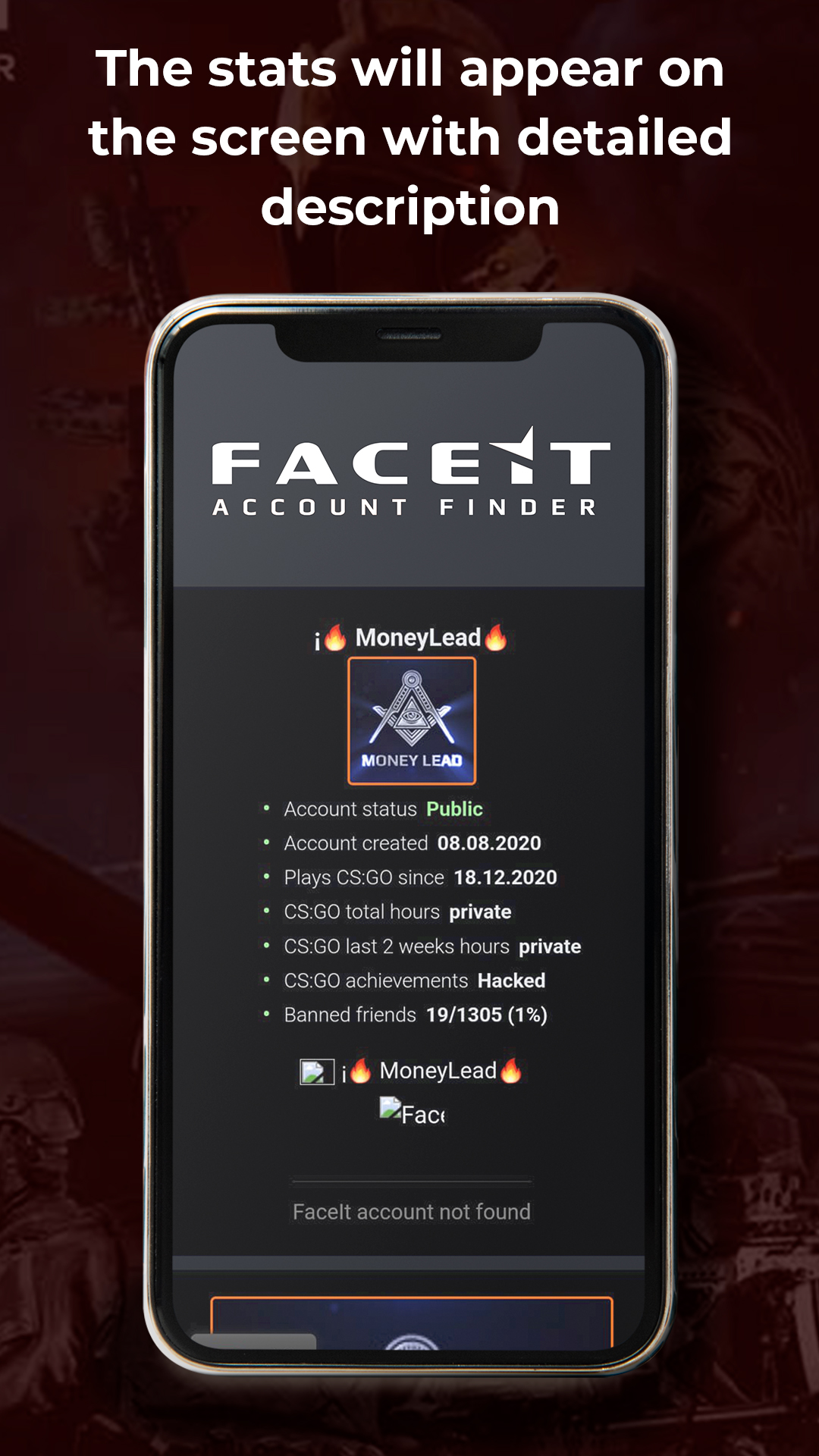 Download and run Faceit Finder on PC & Mac (Emulator)