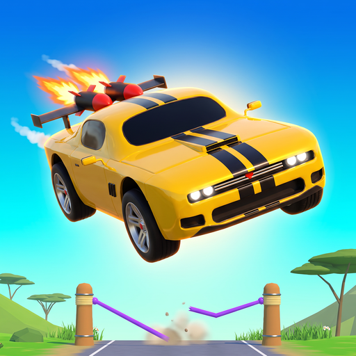 Scrap Rocket: Car Crash & Jump