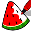 Fruits Coloring book Kids Food