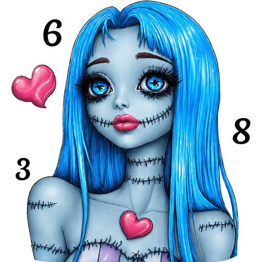 Cute Dark：Color by Number