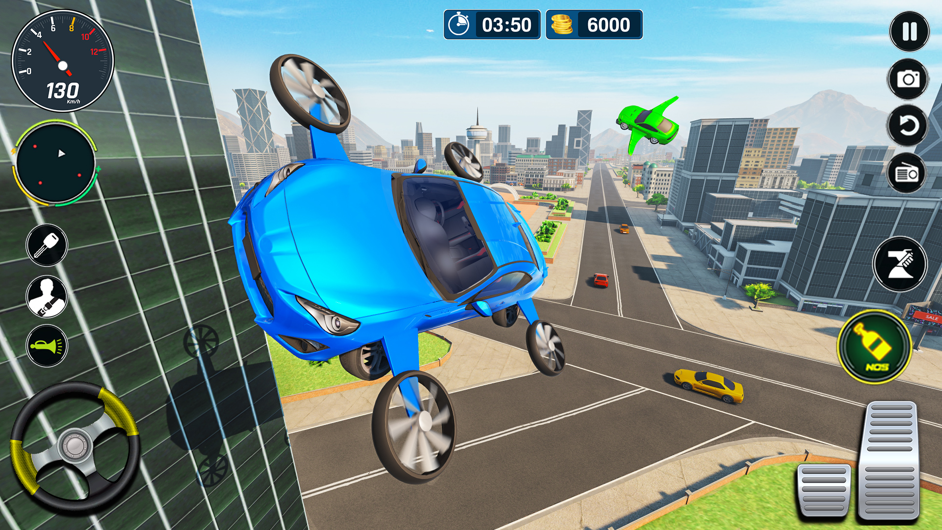 Play Flying Car Simulator- Car Game Online