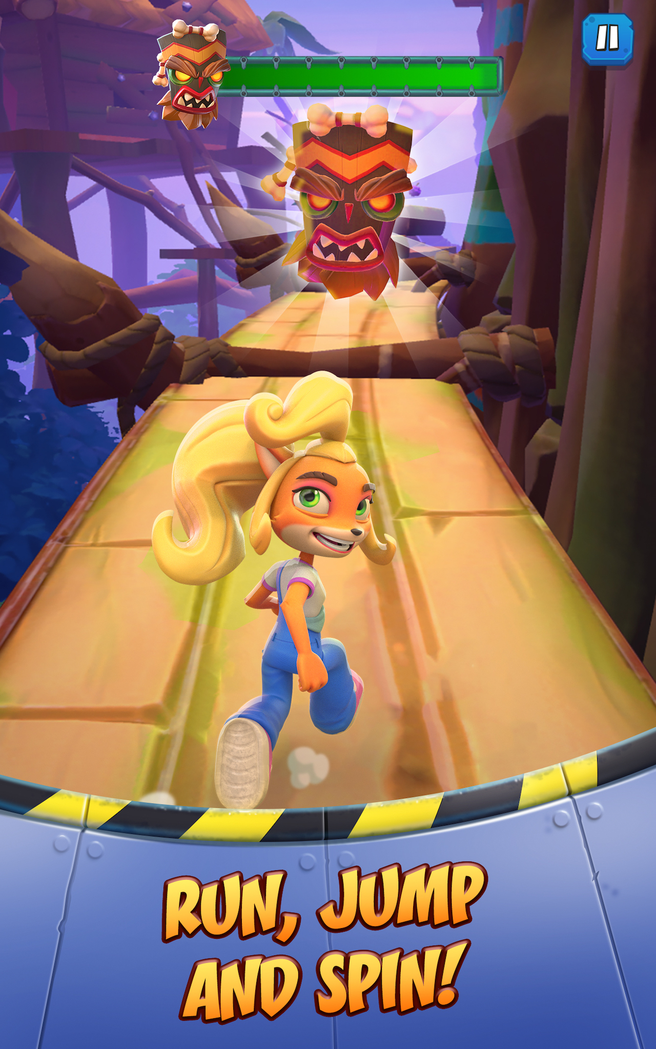 Crash Bandicoot: On the Run! lets you smash your way through