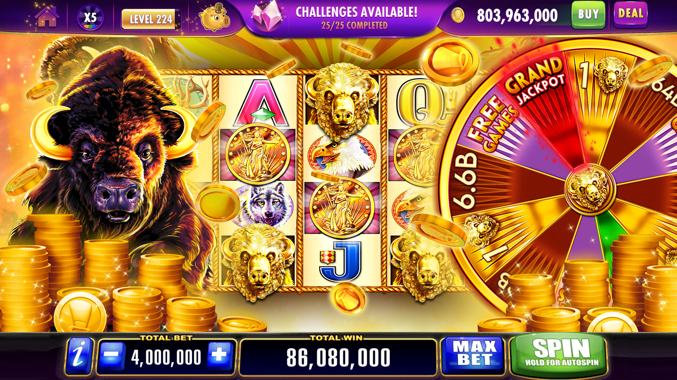 Play Free Slots & No Download US Online Slot Games